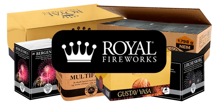 Royal Fireworks fyrværkeri 2026