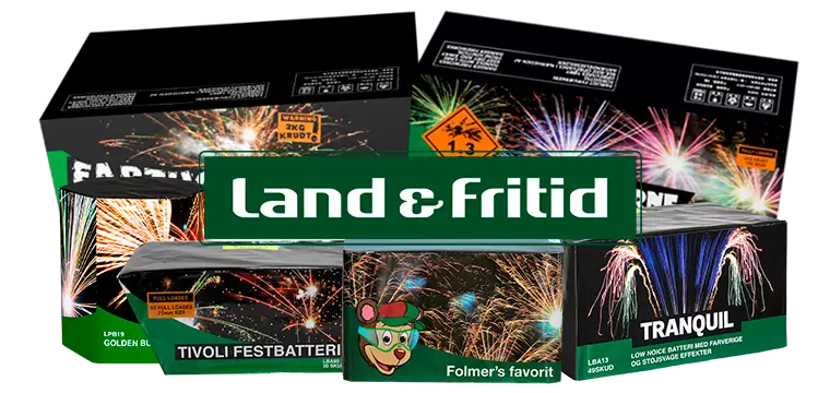 Land & Fritid fyrværkeri 2026