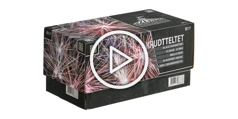 Krudtteltet Black Hybrid B17