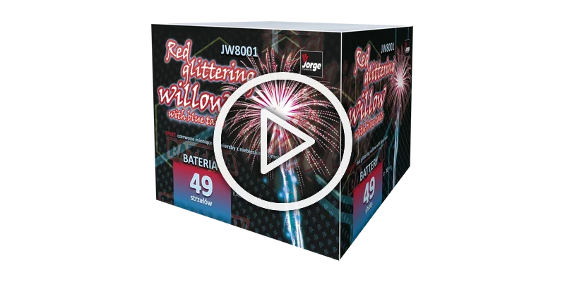 Jorge JW8001 Red Glitter W.